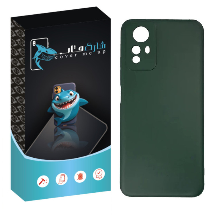 کاور شارک قاب مدل سیلیکونی مناسب برای گوشی موبایل شیائومی Redmi Note 12S