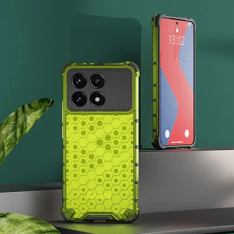 کاور اسپارتان مدل HoneyComb مناسب برای گوشی موبایل شیائومی Poco F6 Pro / Redmi K70 / K70 Pro