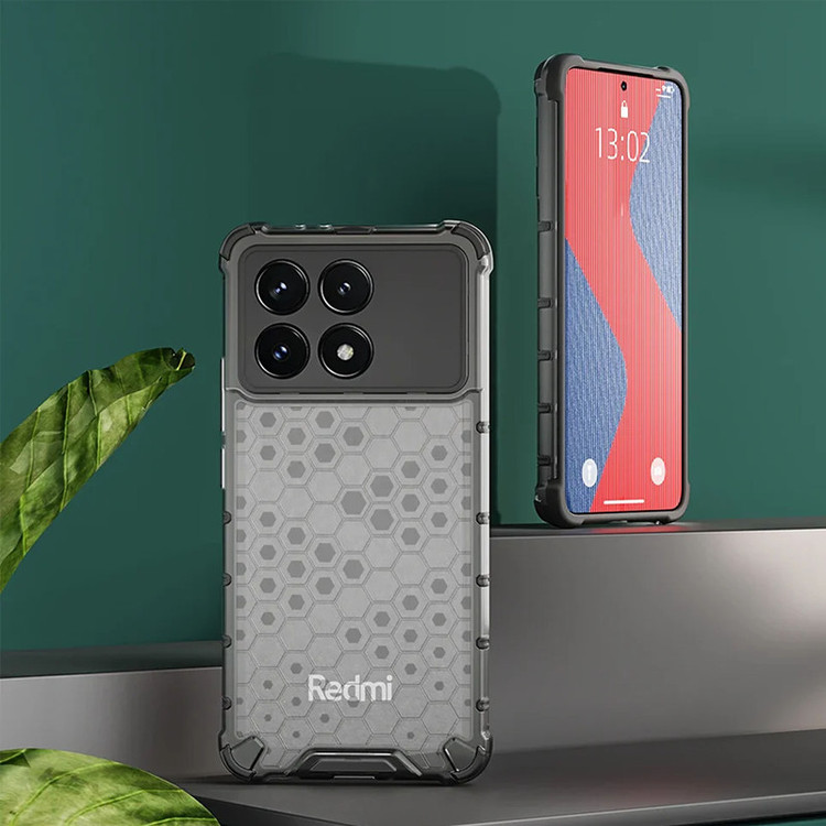 کاور اسپارتان مدل HoneyComb مناسب برای گوشی موبایل شیائومی Poco F6 Pro / Redmi K70 / K70 Pro