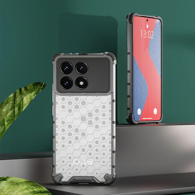 کاور اسپارتان مدل HoneyComb مناسب برای گوشی موبایل شیائومی Poco F6 Pro / Redmi K70 / K70 Pro