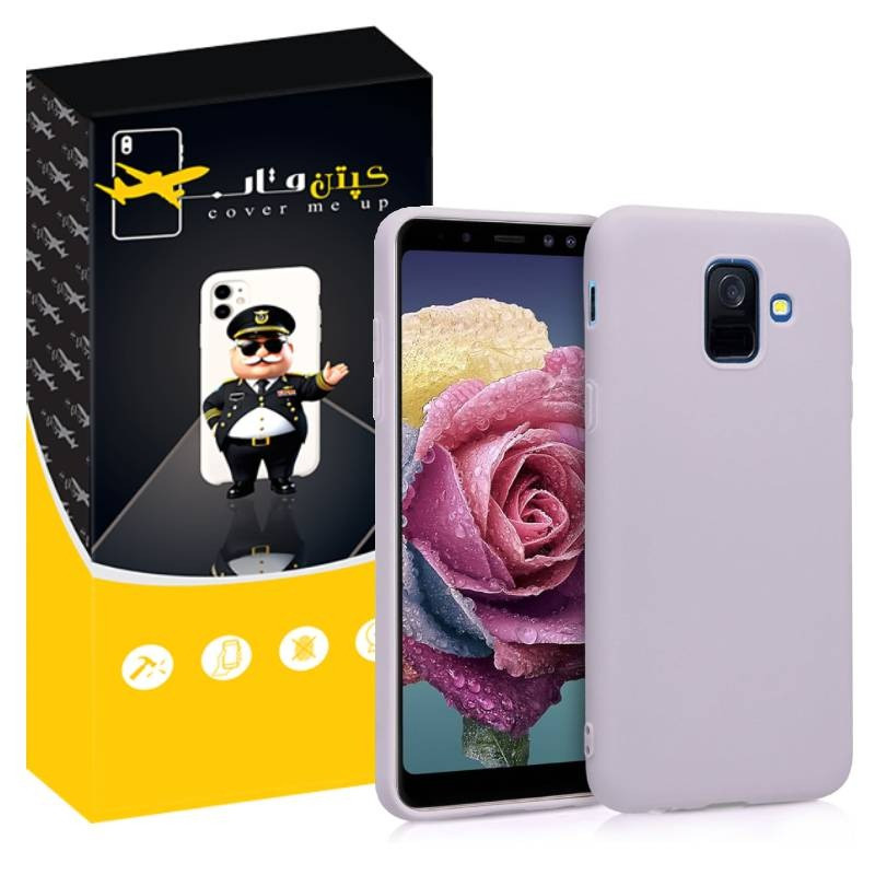 کاور کپتن قاب مدل Silic مناسب برای گوشی موبایل سامسونگ Galaxy A6 Plus