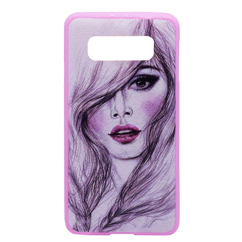 کاور طرح Woman مدل pi-02 مناسب برای گوشی موبایل سامسونگ Galaxy S10