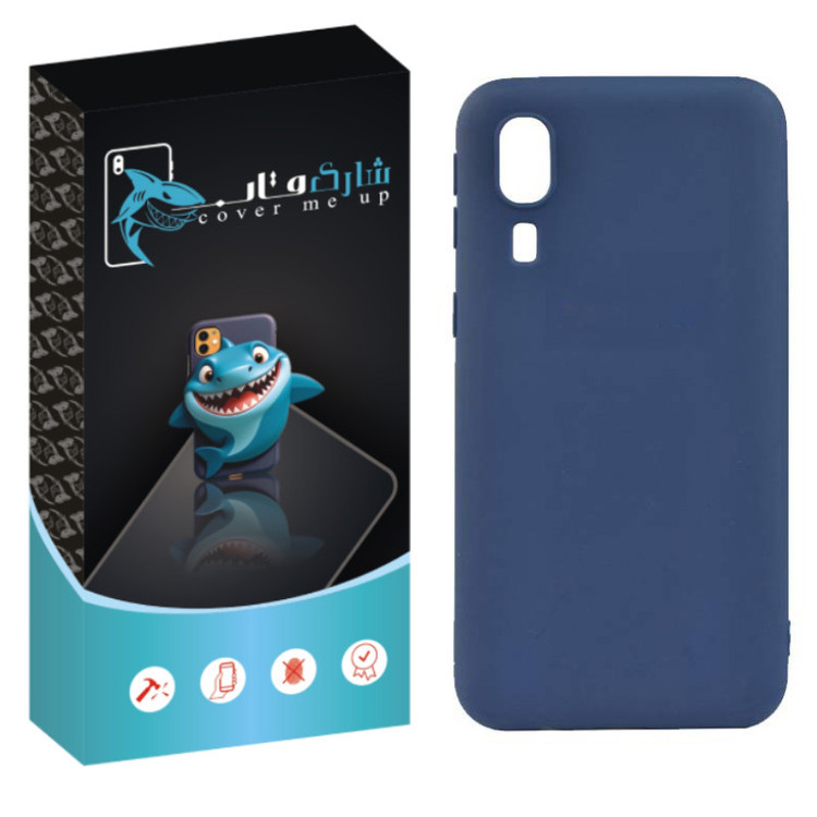 کاور شارک قاب مدل سیلیکونی مناسب برای گوشی موبایل سامسونگ Galaxy A2 Core