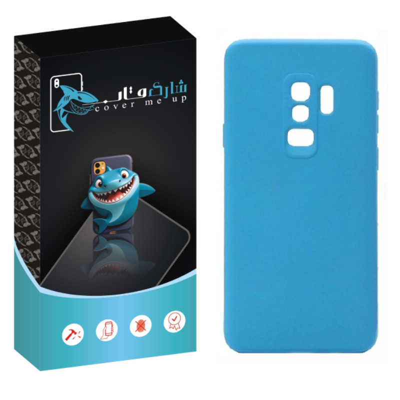 کاور شارک قاب مدل سیلیکونی مناسب برای گوشی موبایل سامسونگ Galaxy S9 Plus