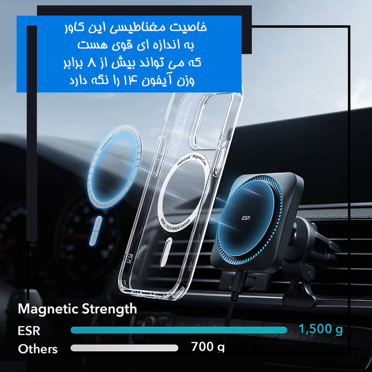 کاور قاب تک مدل MAGSAFE مناسب برای گوشی موبایل اپل iPhone 14 Pro Max