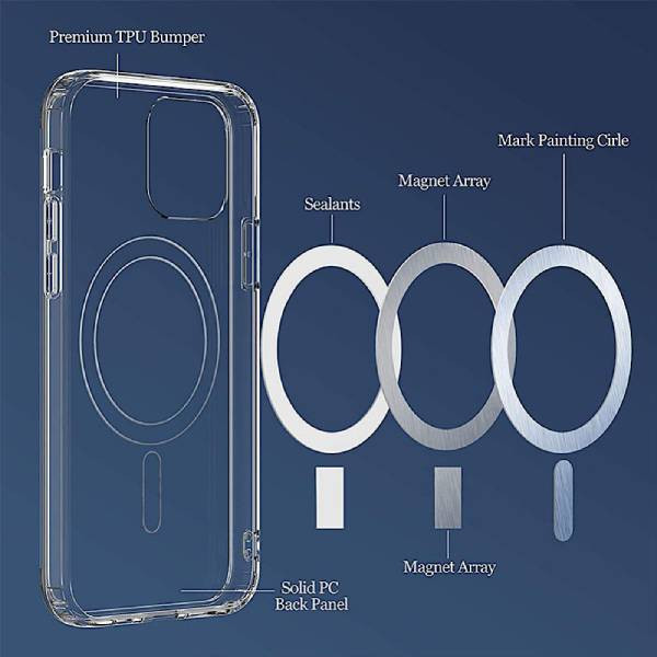 کاور قاب تک مدل MAGSAFE مناسب برای گوشی موبایل اپل iPhone 14 Pro Max