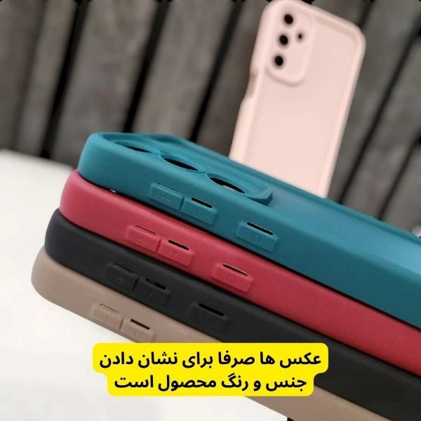 کاور شارک قاب مدل سیلیکونی سولید مناسب برای گوشی موبایل سامسونگ Galaxy A50 / A30s
