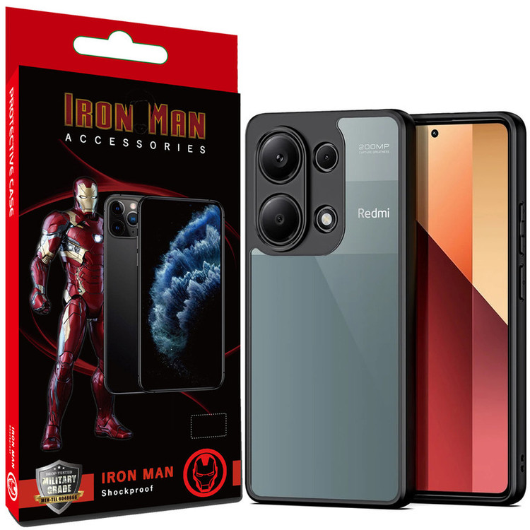 کاور آیرون من مدل LUXAR SHINE مناسب برای گوشی موبایل شیائومی Poco M6 Pro