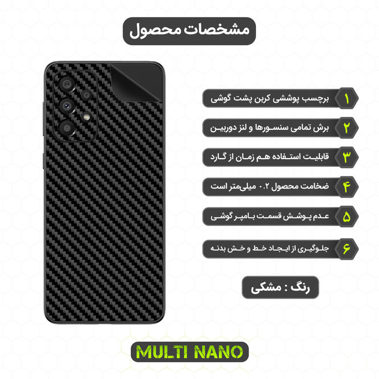 برچسب پوششی مولتی نانو مدل X-F1C مناسب برای گوشی موبایل سامسونگ Galaxy A33 5G