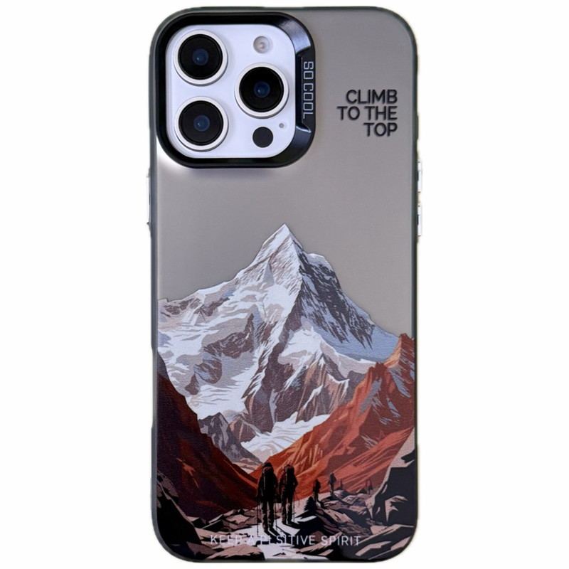 کاور مدل so cool طرح کوهستان مناسب برای گوشی موبایل اپل iphone 16 pro