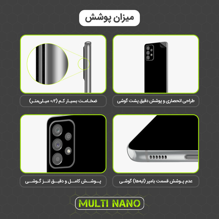 برچسب پوششی مولتی نانو مدل X-F1M مناسب برای گوشی موبایل سامسونگ Galaxy S23 Ultra