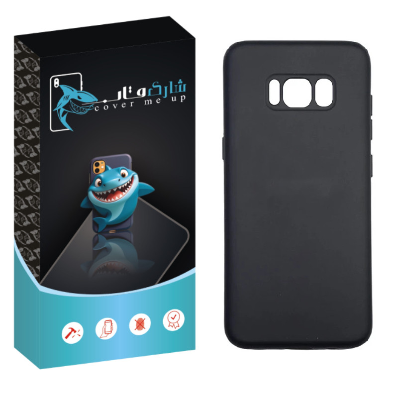 کاور شارک قاب مدل سیلیکونی مناسب برای گوشی موبایل سامسونگ Galaxy S8 Plus