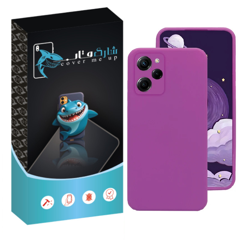 کاور شارک قاب مدل سیلیکونی مناسب برای گوشی موبایل شیائومی Poco X5 Pro