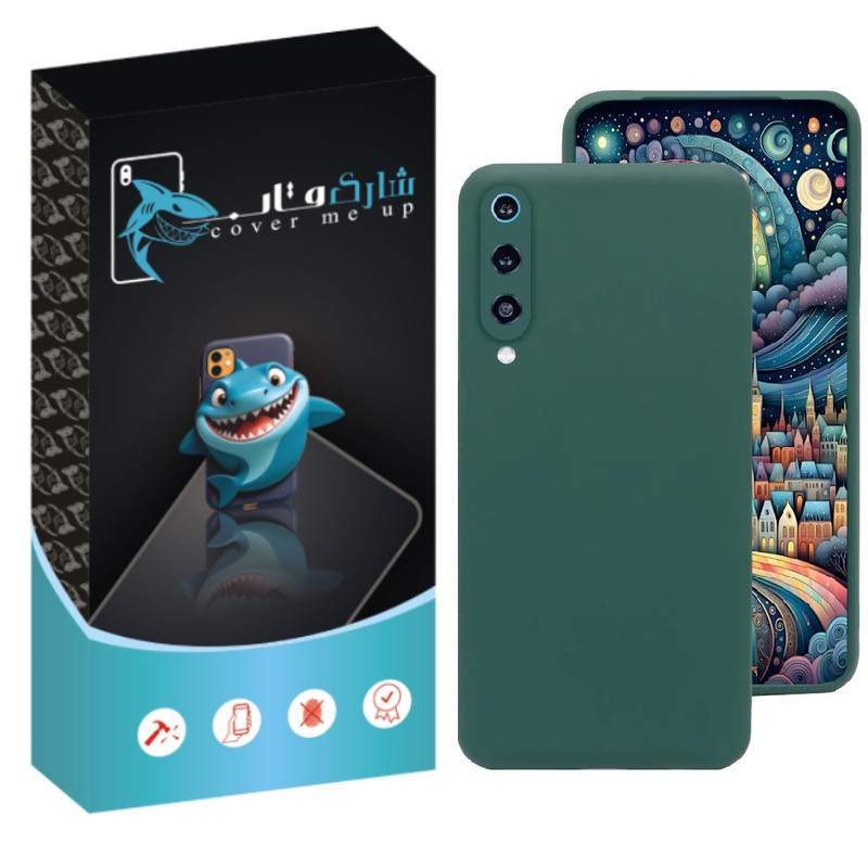 کاور شارک قاب مدل سیلیکونی مناسب برای گوشی موبایل شیائومی Redmi 9 / 9 Prime
