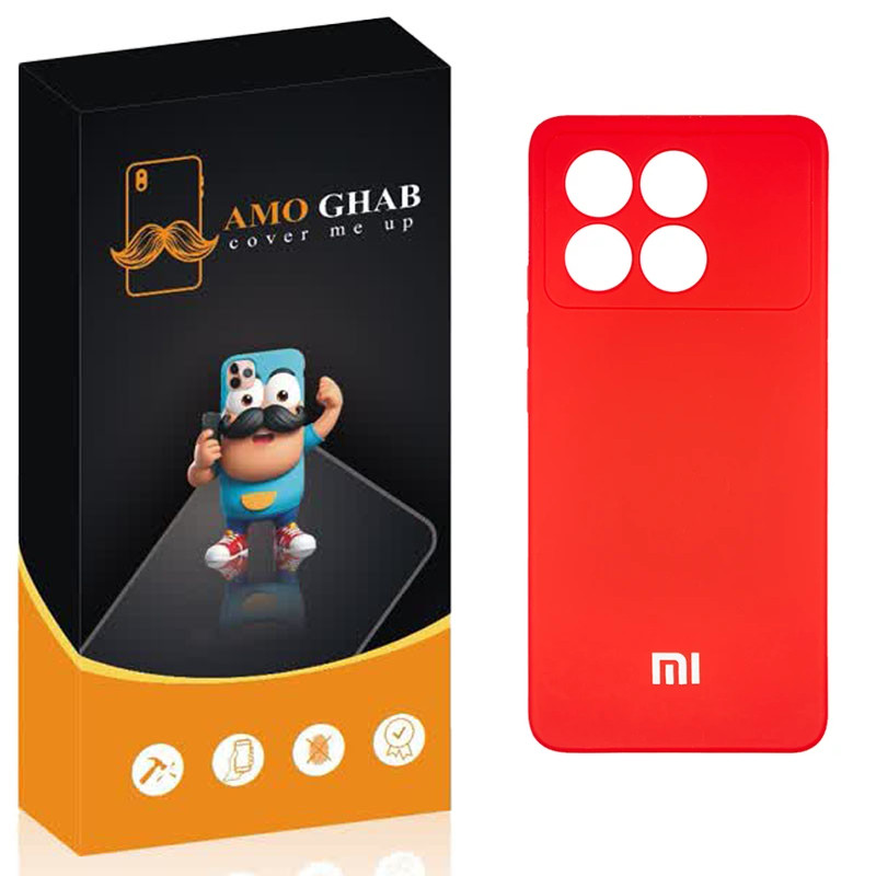 کاور عمو قاب مدل سیلیکونی مناسب برای گوشی موبایل شیائومی Poco X6 Pro