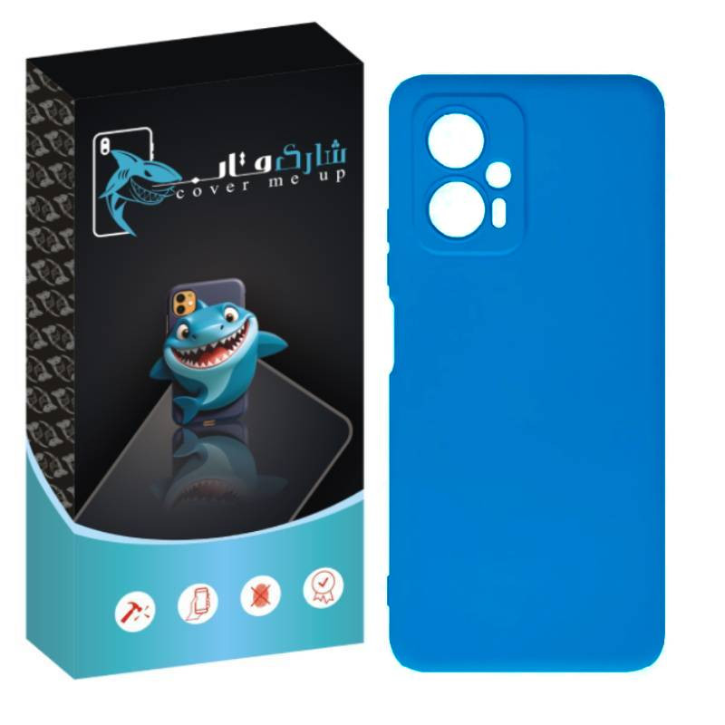 کاور شارک قاب مدل سیلیکونی مناسب برای گوشی موبایل شیائومی Poco X4 GT
