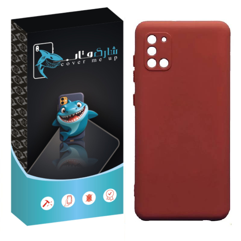 کاور  شارک قاب مدل سیلیکونی مناسب برای گوشی موبایل سامسونگ Galaxy A31
