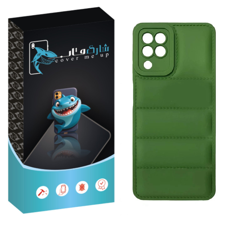 کاور شارک قاب مدل پافری مناسب برای گوشی موبایل سامسونگ Galaxy M53