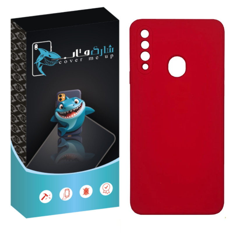 کاور شارک قاب مدل سیلیکونی مناسب برای گوشی موبایل سامسونگ Galaxy A20s