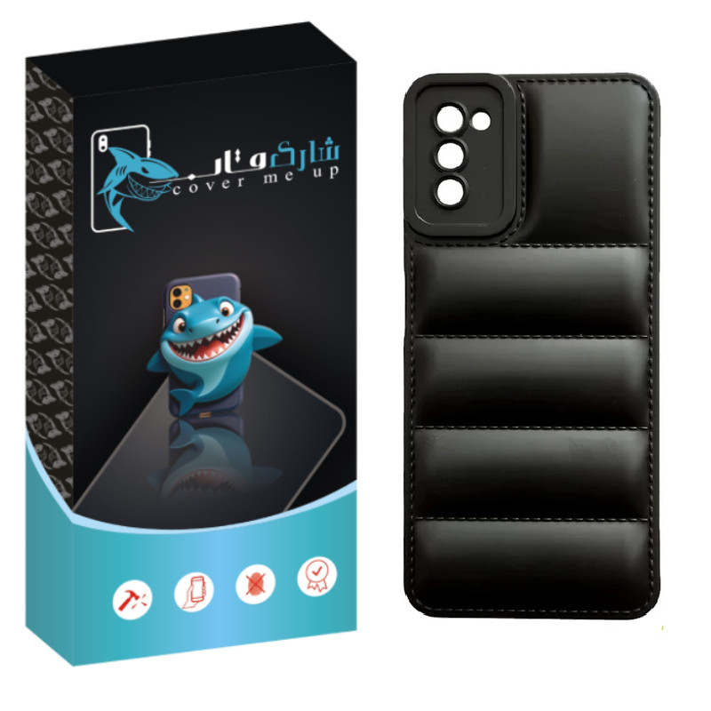 کاور شارک قاب مدل پافری مناسب برای گوشی موبایل سامسونگ Galaxy A03s