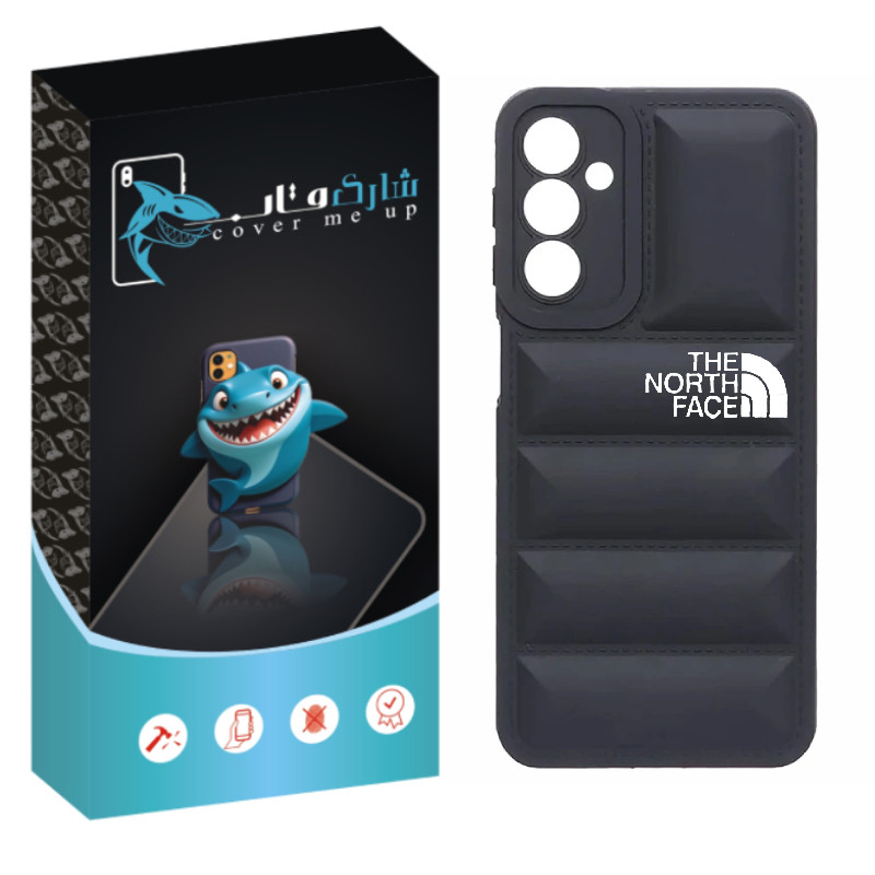 کاور شارک قاب مدل پافری TNF مناسب برای گوشی موبایل سامسونگ Galaxy A25