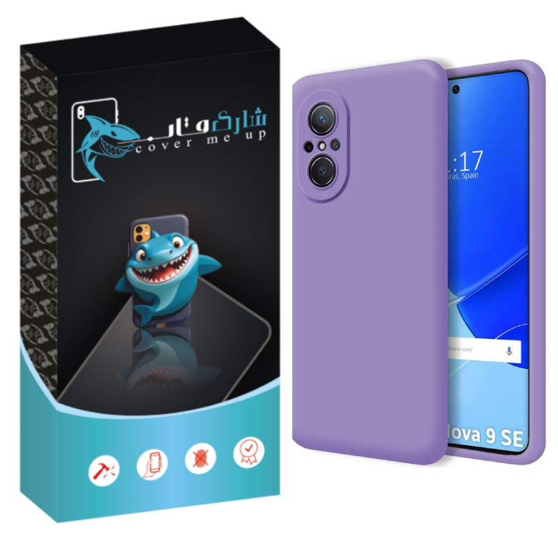 کاور شارک قاب مدل سیلیکونی مناسب برای گوشی موبایل هوآوی Nova 9 SE