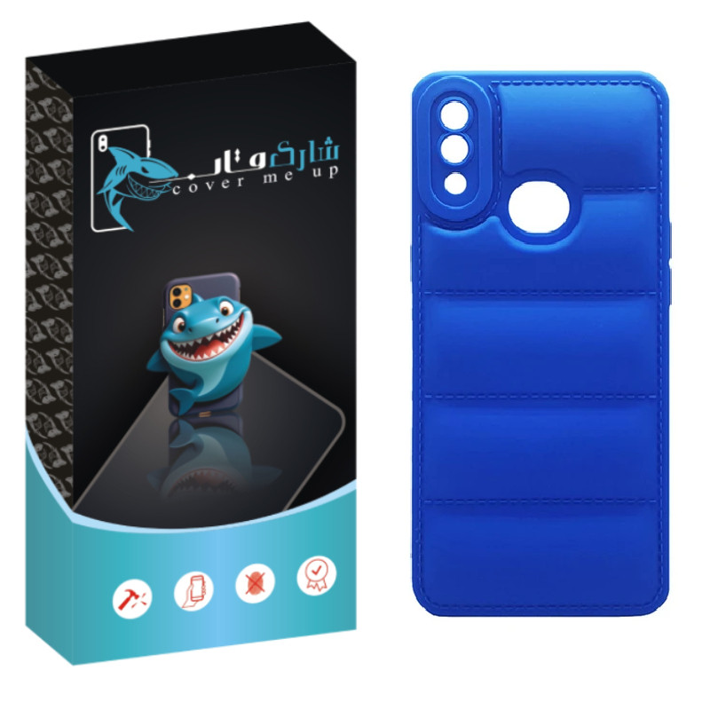 کاور شارک قاب مدل پافری مناسب برای گوشی موبایل سامسونگ Galaxy A10s