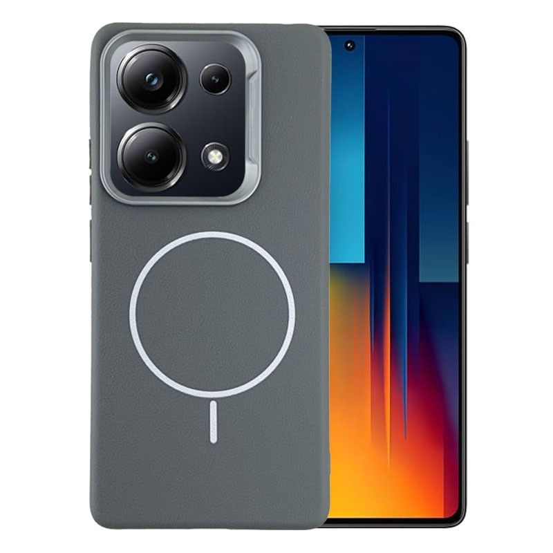 کاور مانستر مدل Mag_Leather1 مناسب برای گوشی موبایل شیائومی Redmi Note 13 Pro 4G / Poco M6 Pro 4G