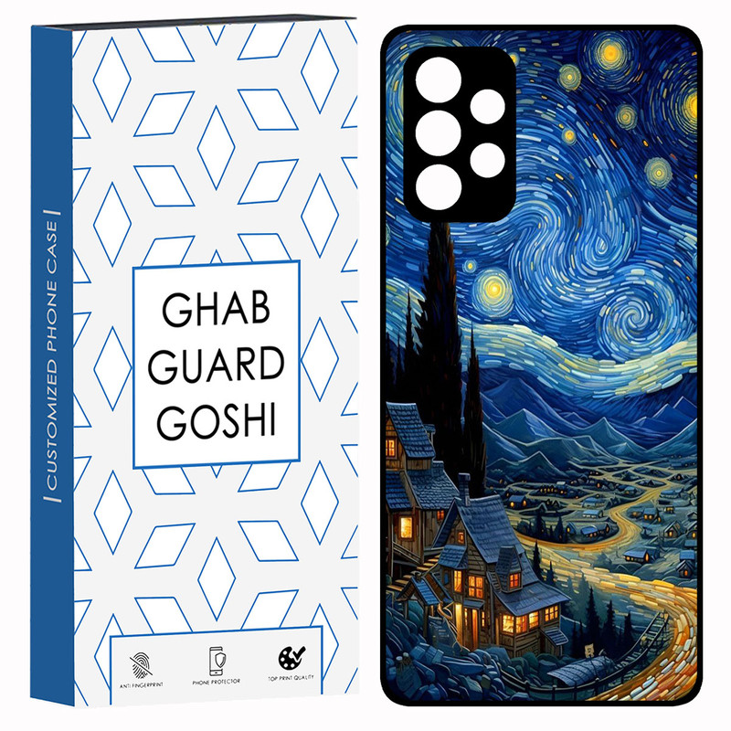 کاور قاب گارد گوشی طرح ونگوگ کد TPU-069 مناسب برای گوشی موبایل سامسونگ Galaxy A53