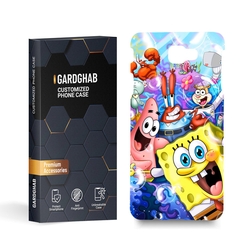 کاور گارد قاب مدل  باب اسفنجی   مناسب برای گوشی موبایل سامسونگ  galaxy j7 prime
