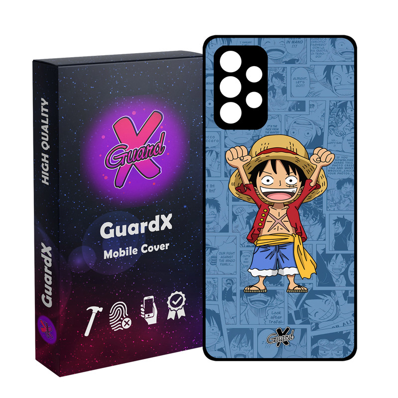 کاور گارد ایکس طرح One Piece Luffy Anime مدل Glass10464 مناسب برای گوشی موبایل سامسونگ A32 5G/M32 5G