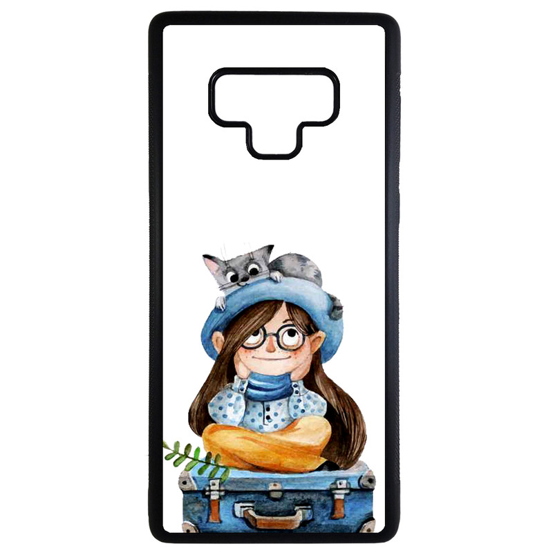 کاور طرح دخترانه کد 110396 مناسب برای گوشی موبایل سامسونگ galaxy note 9