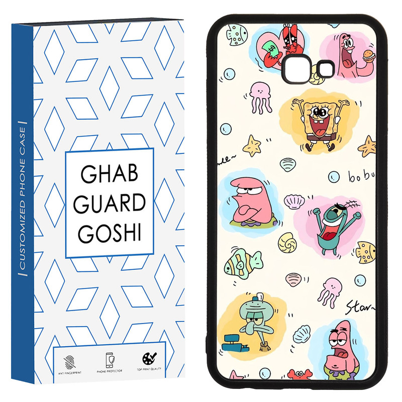 کاور قاب گارد گوشی طرح باب و پاتریک کد TPU-198 مناسب برای گوشی موبایل سامسونگ Galaxy J4 plus / J4 core