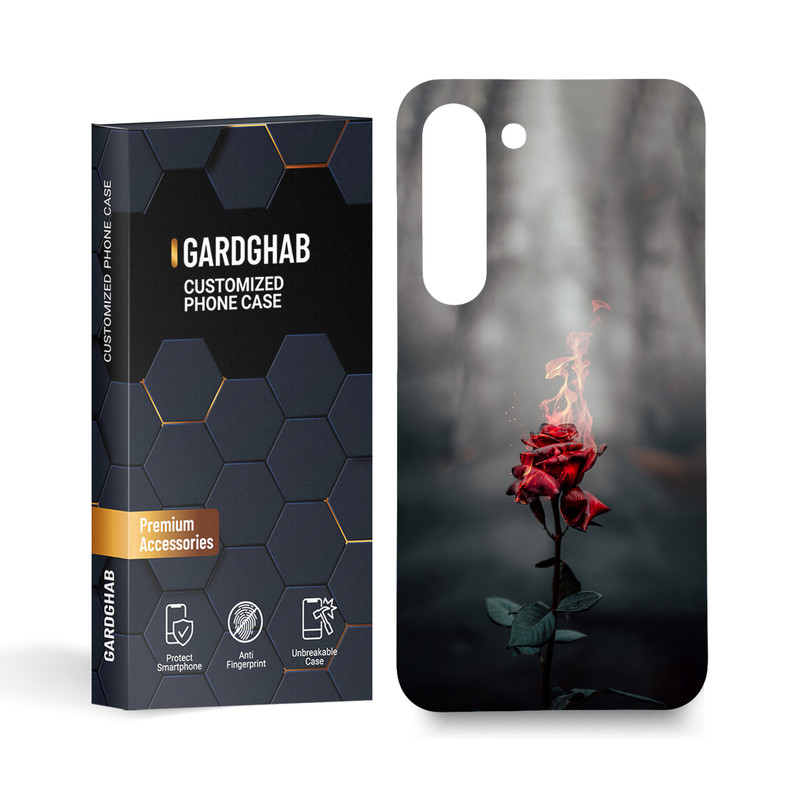 کاور گارد قاب مدل گل مناسب برای گوشی موبایل سامسونگ S23 Galaxy