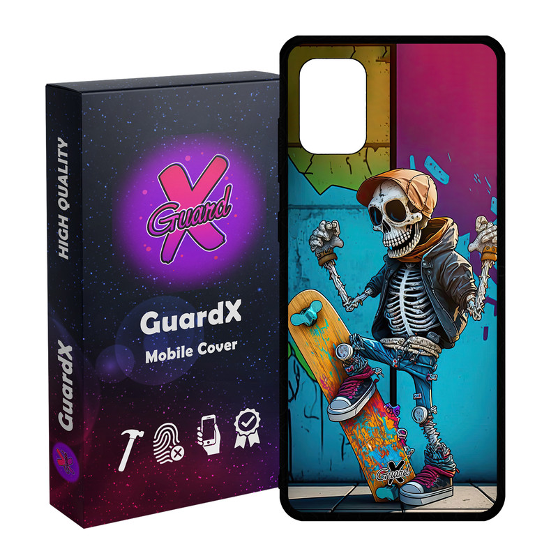 کاور گارد ایکس طرح اسکلت مدل Glass10603 مناسب برای گوشی موبایل سامسونگ Galaxy A31