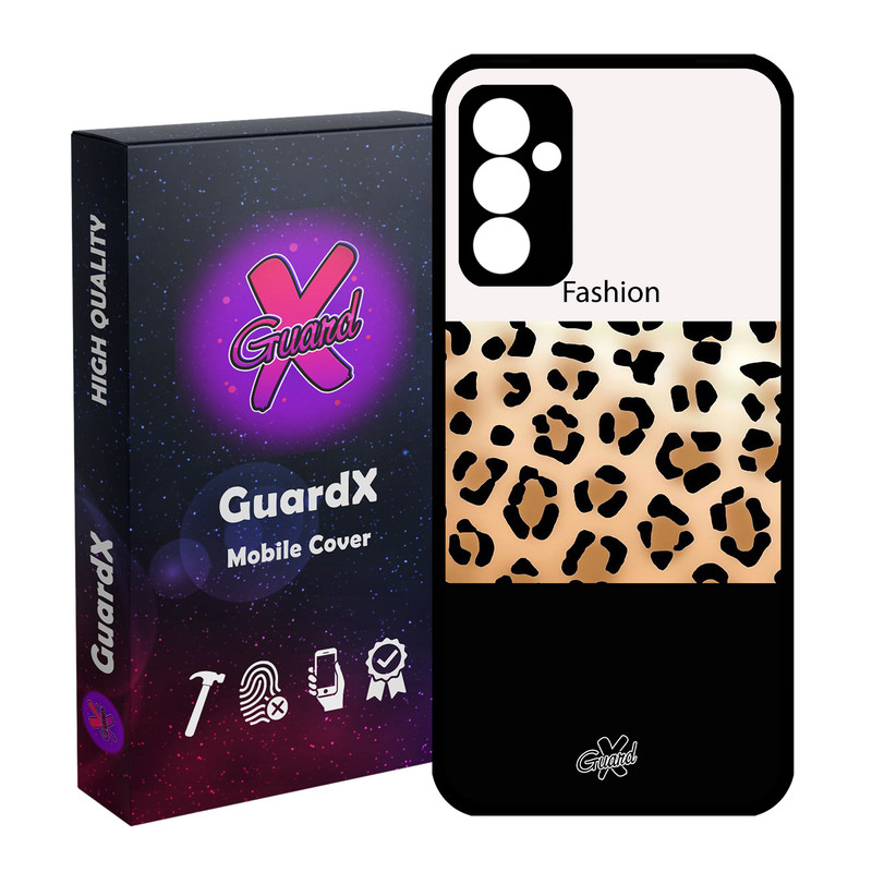 کاور گارد ایکس طرح پلنگی مدل Glass10395 مناسب برای گوشی موبایل سامسونگ Galaxy S23 FE