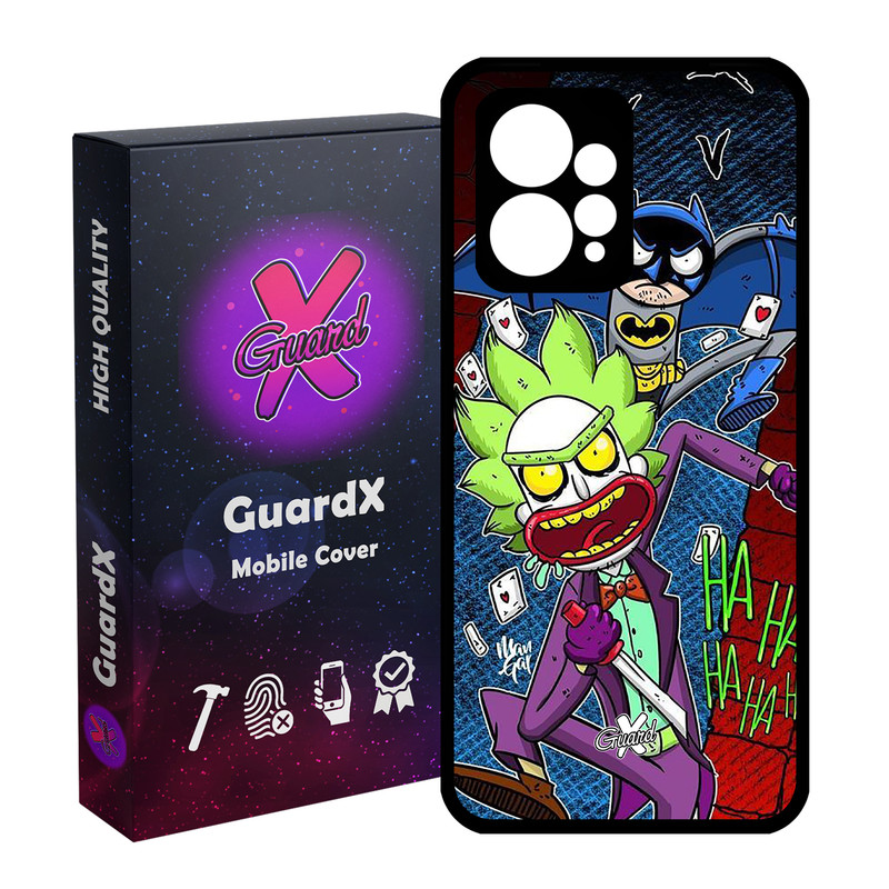 کاور گارد ایکس طرح Rick and Morty مدل Glass10154 مناسب برای گوشی موبایل شیائومی Redmi Note 12 4G