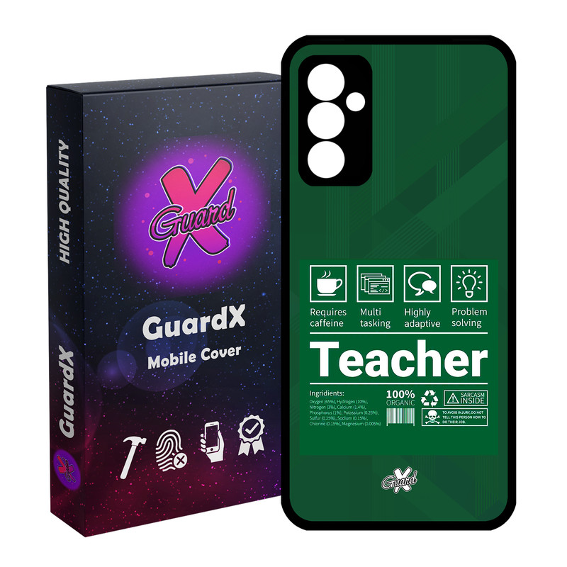 کاور گارد ایکس طرح معلم مدل Glass10537 مناسب برای گوشی موبایل سامسونگ Galaxy S23 FE