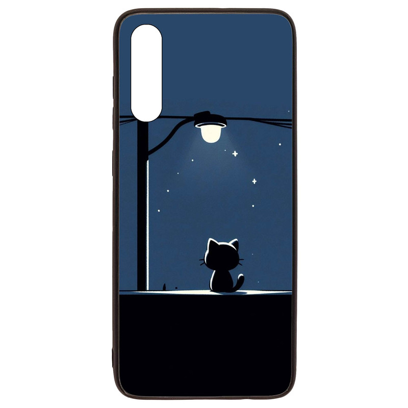 کاور قاب گارد گوشی طرح گربه کد TPU-189 مناسب برای گوشی موبایل سامسونگ Galaxy A70 / A70s