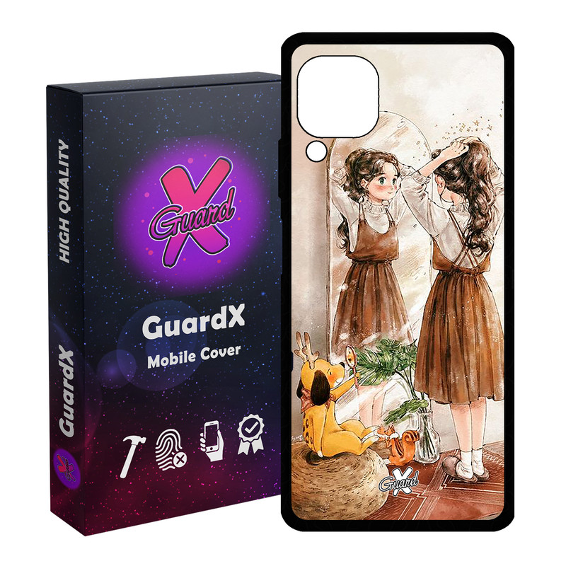 کاور گارد ایکس طرح Girl مدل Glass10306 مناسب برای گوشی موبایل هوآوی Nova 7i / Nova 6 SE / P40 Lite