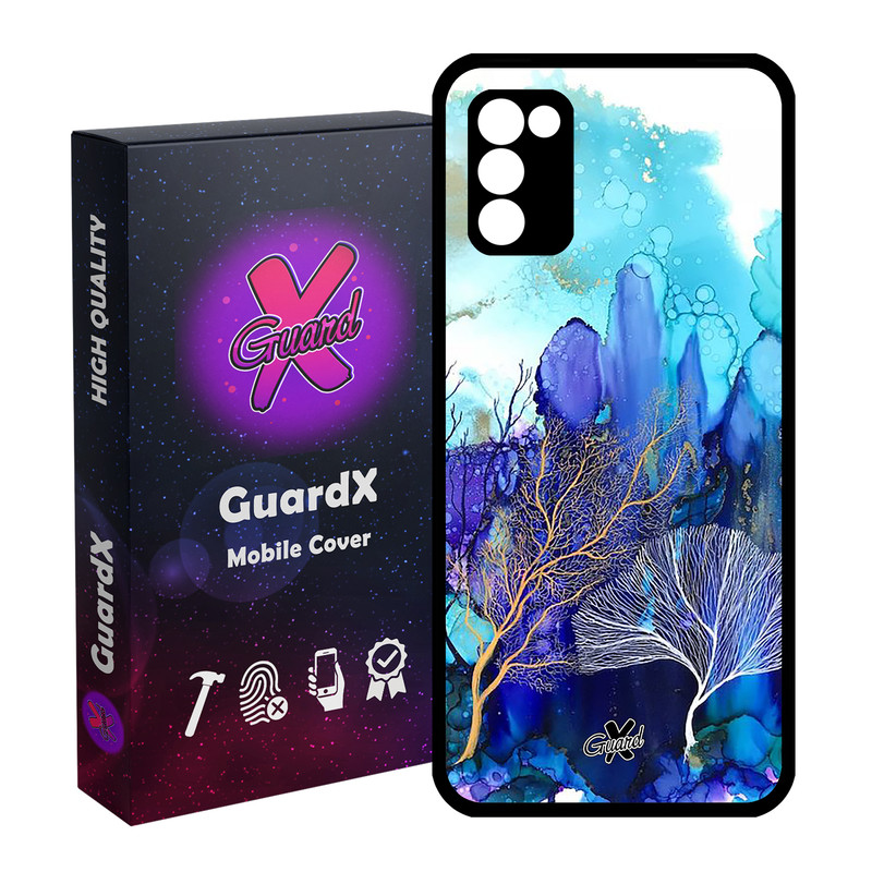 کاور گارد ایکس طرح آبرنگی مدل Glass10292 مناسب برای گوشی موبایل سامسونگ Galaxy A02s / M02s