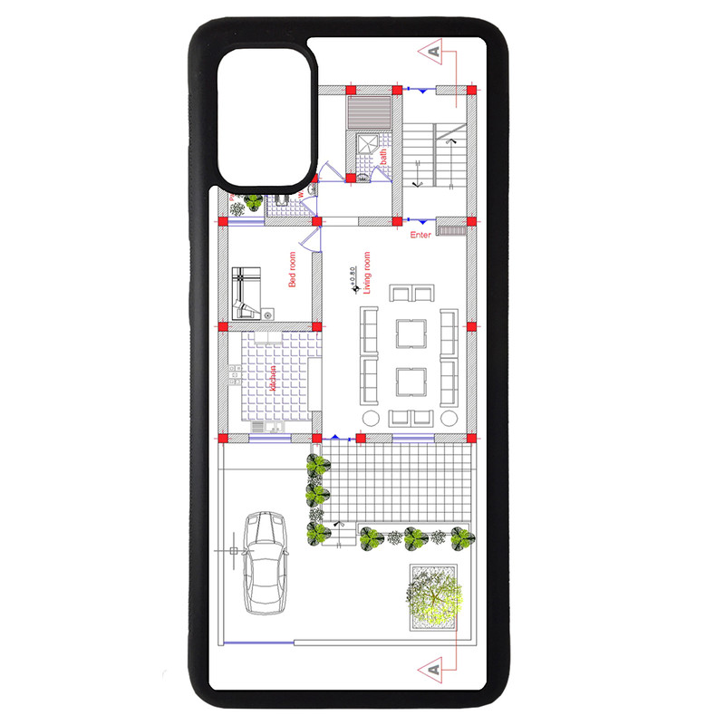 کاور طرح نقشه کد 1146 مناسب برای گوشی موبایل سامسونگ galaxy a02s