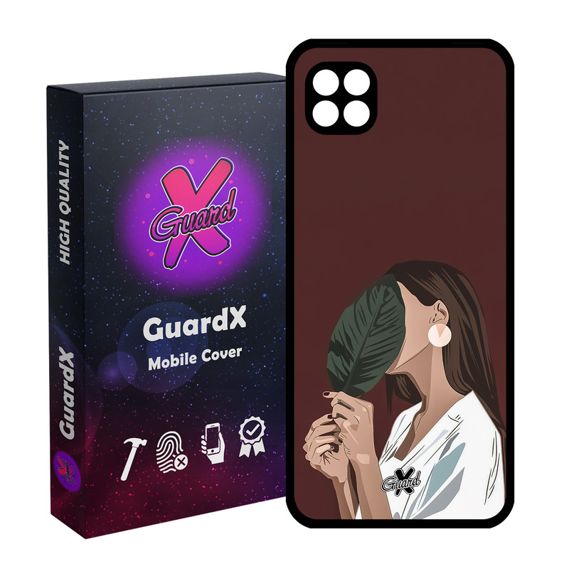 کاور گارد ایکس طرح دختر مدل Glass10476 مناسب برای گوشی موبایل سامسونگ Galaxy A22 5G