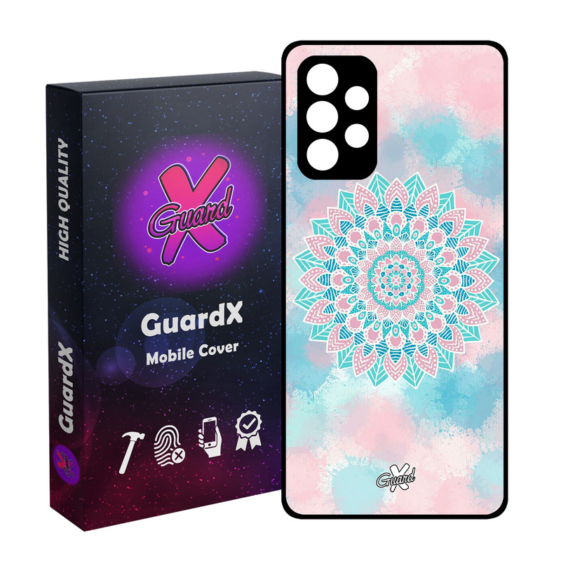 کاور گارد ایکس طرح ماندالا مدل Glass10065 مناسب برای گوشی موبایل سامسونگ Galaxy A53