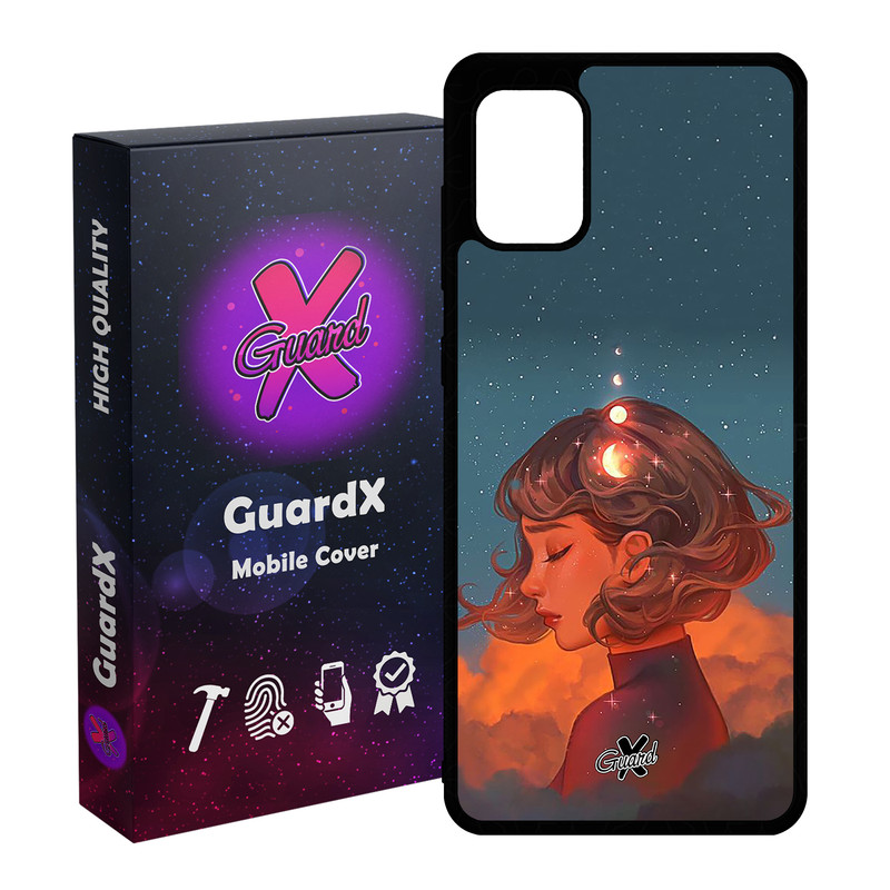 کاور گارد ایکس طرح Girl مدل Glass10302 مناسب برای گوشی موبایل سامسونگ Galaxy A31
