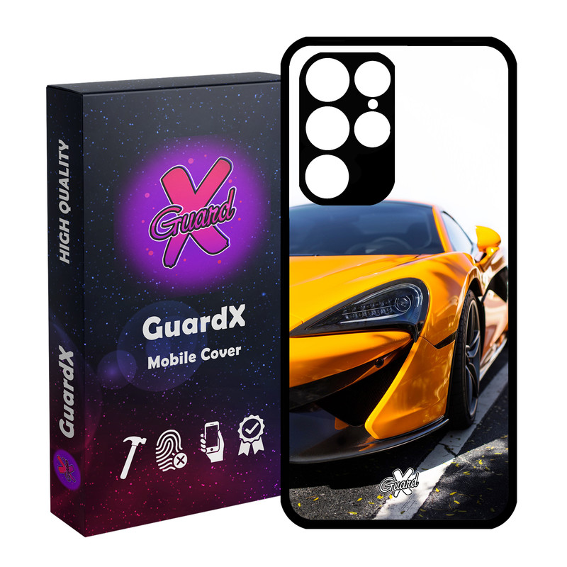 کاور گارد ایکس طرح خودرو مدل Glass10193 مناسب برای گوشی موبایل سامسونگ Galaxy S22 Ultra