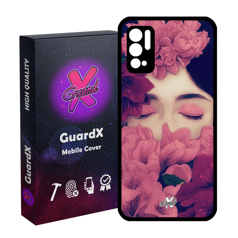 کاور گارد ایکس طرح Girl مدل Glass10027 مناسب برای گوشی موبایل شیائومی Redmi Note 10 5G / Poco M3 Pro