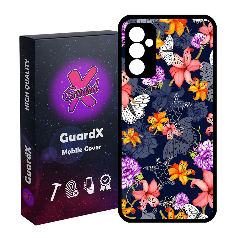 کاور گارد ایکس طرح گل مدل Glass10207 مناسب برای گوشی موبایل سامسونگ Galaxy S23 FE