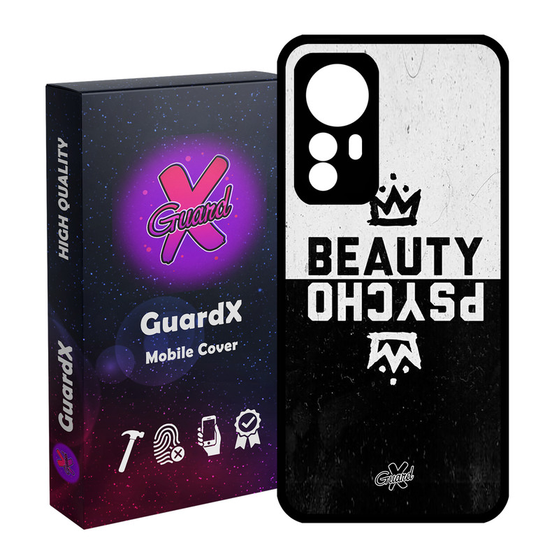کاور گارد ایکس طرح Beauty Psycho مدل Glass10094 مناسب برای گوشی موبایل شیائومی Redmi Note 12S