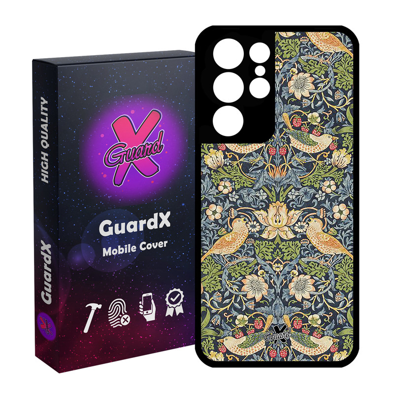 کاور گارد ایکس طرح سنتی مدل Glass10258 مناسب برای گوشی موبایل سامسونگ Galaxy S21 Ultra